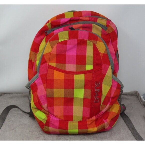 Dakine Backpack Multicolor Checkerboard Campus School College Surfer Skater - Picture 1 of 15